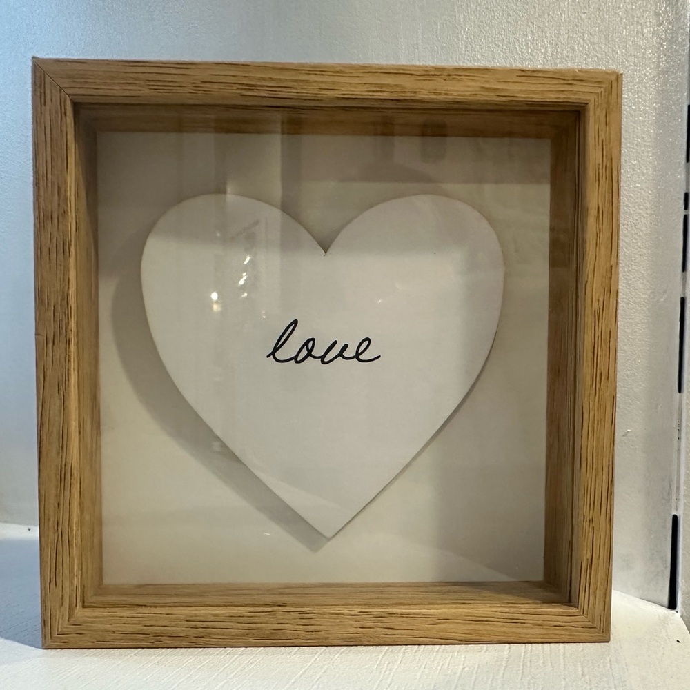 Love Heart Shadow Box Frame - Picture 2 of 2